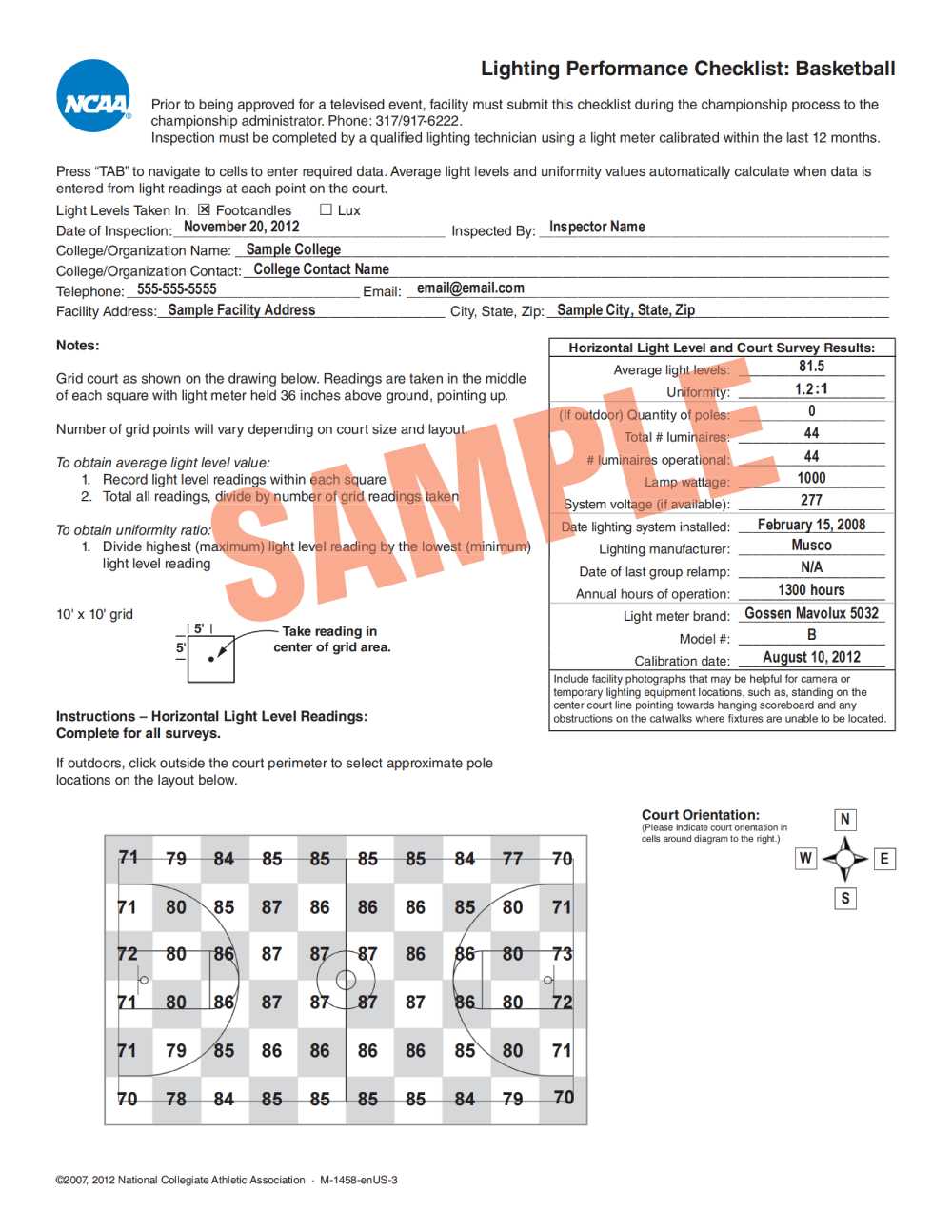 ncaa basketball court lighting requirements ncaa basketball court lighting requirements