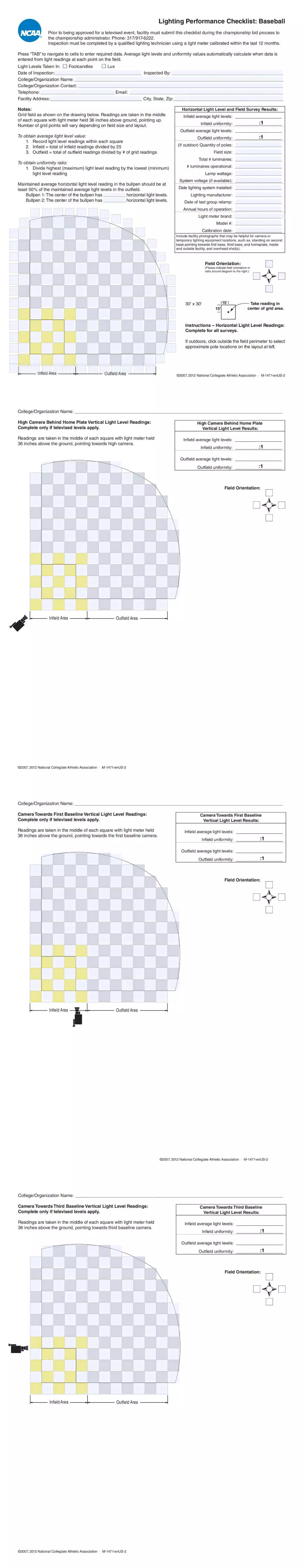  NCAA Baseball Field Lighting Standards:Best Led Flood Lights For Baseball