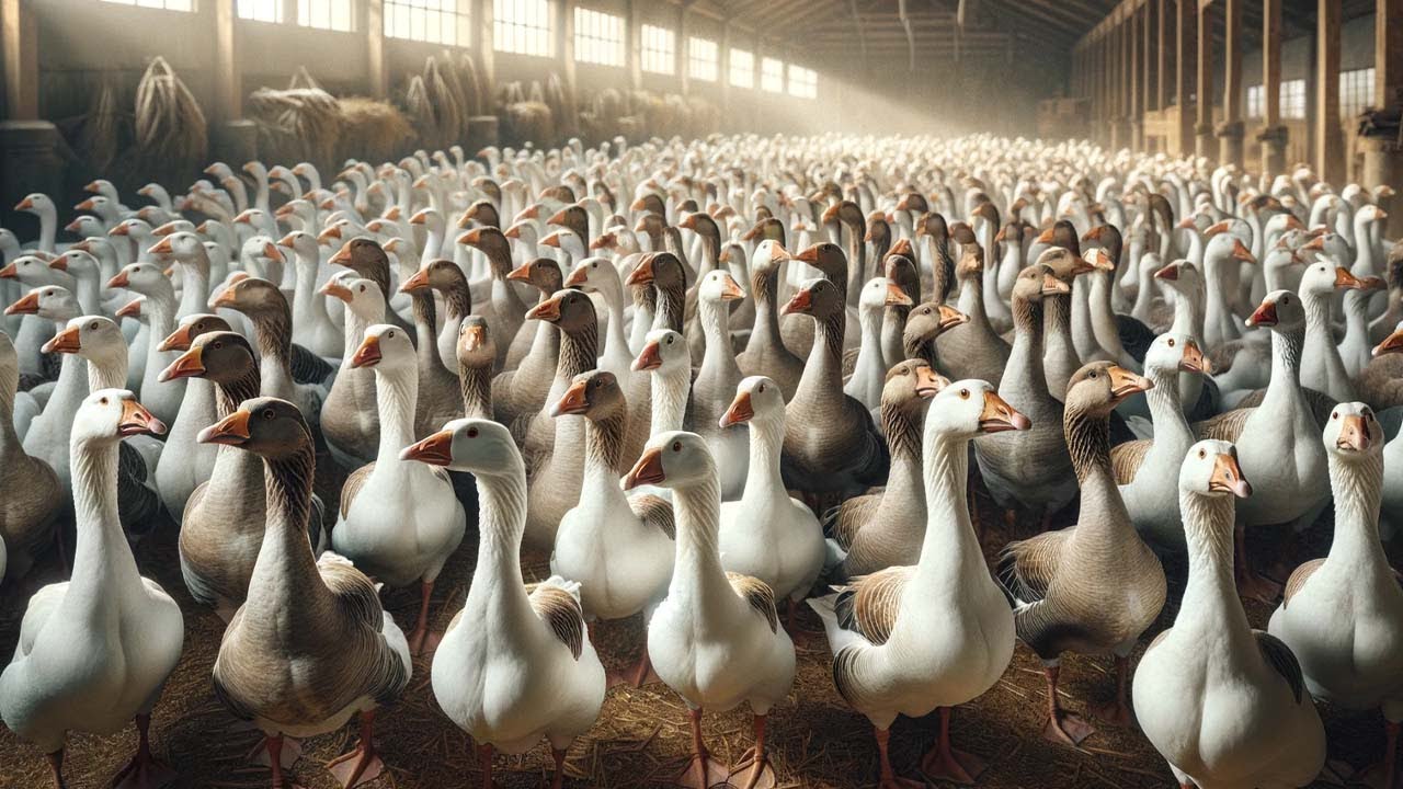 Geese Shed Lighting: Effects of Light on the Growth Performance