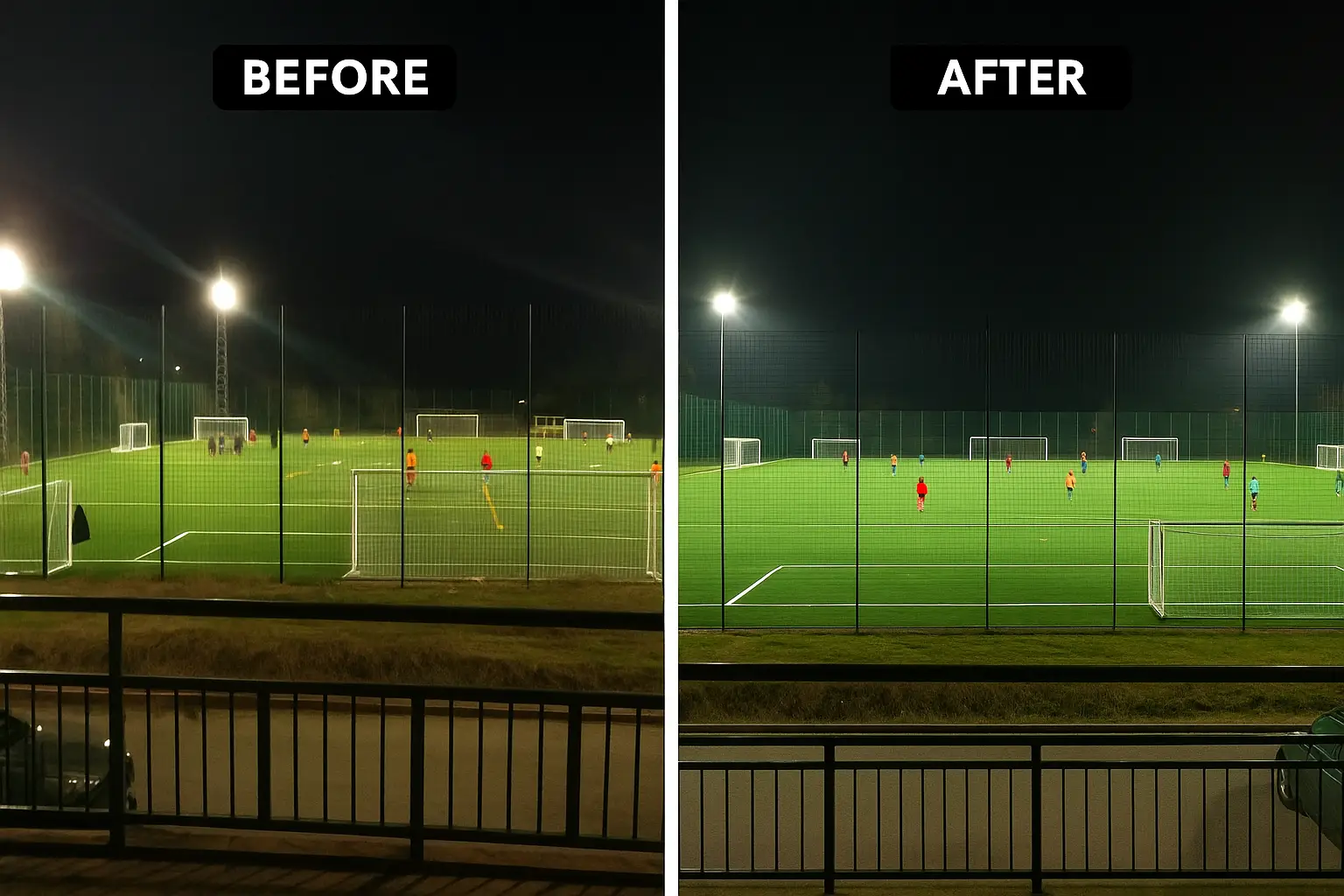 Optimizing Class III Football Field Lighting: A Cost-Effective LED Retrofit Approach