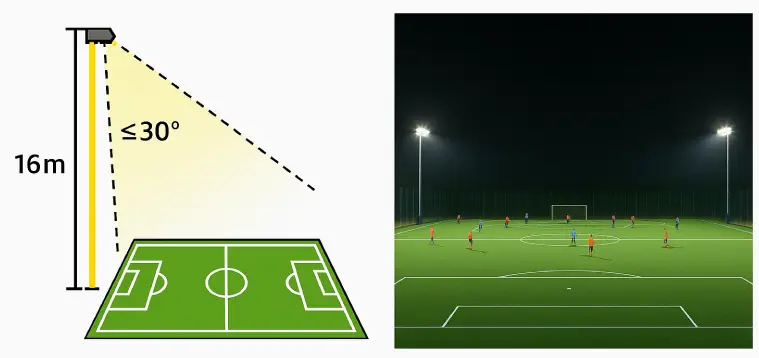 Optimizing Class III Football Field Lighting: A Cost-Effective LED Retrofit Approach