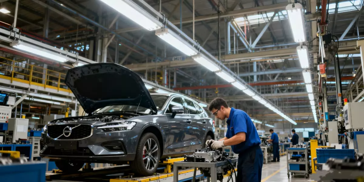 светодиодные светильники для автомобильных заводов