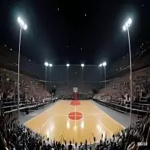 basketball court lighting
