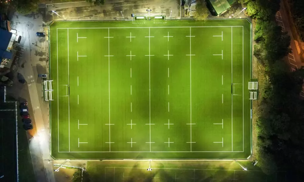 Illuminated-rugby-stadium-in-evening