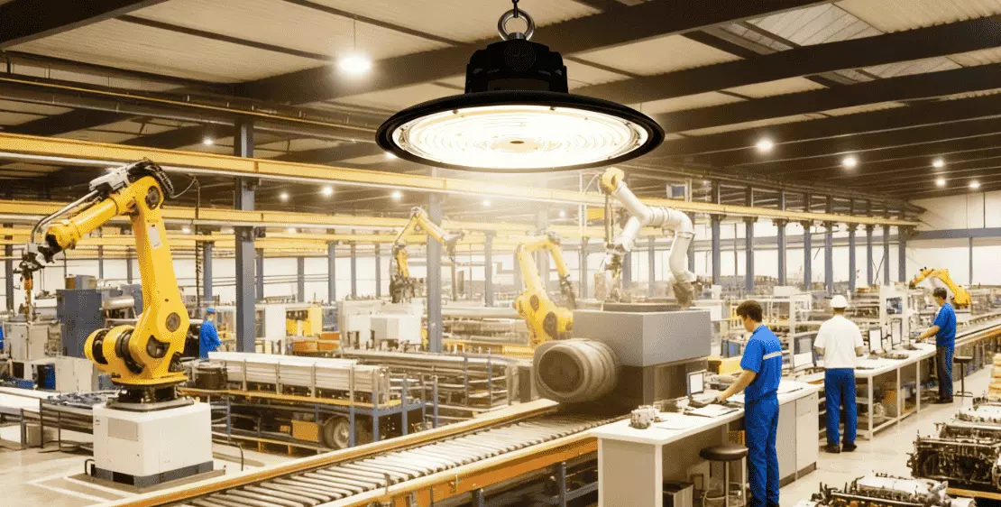 Case Study: Automotive Factory Uses HB01 Industrial LED High Bay Light ...