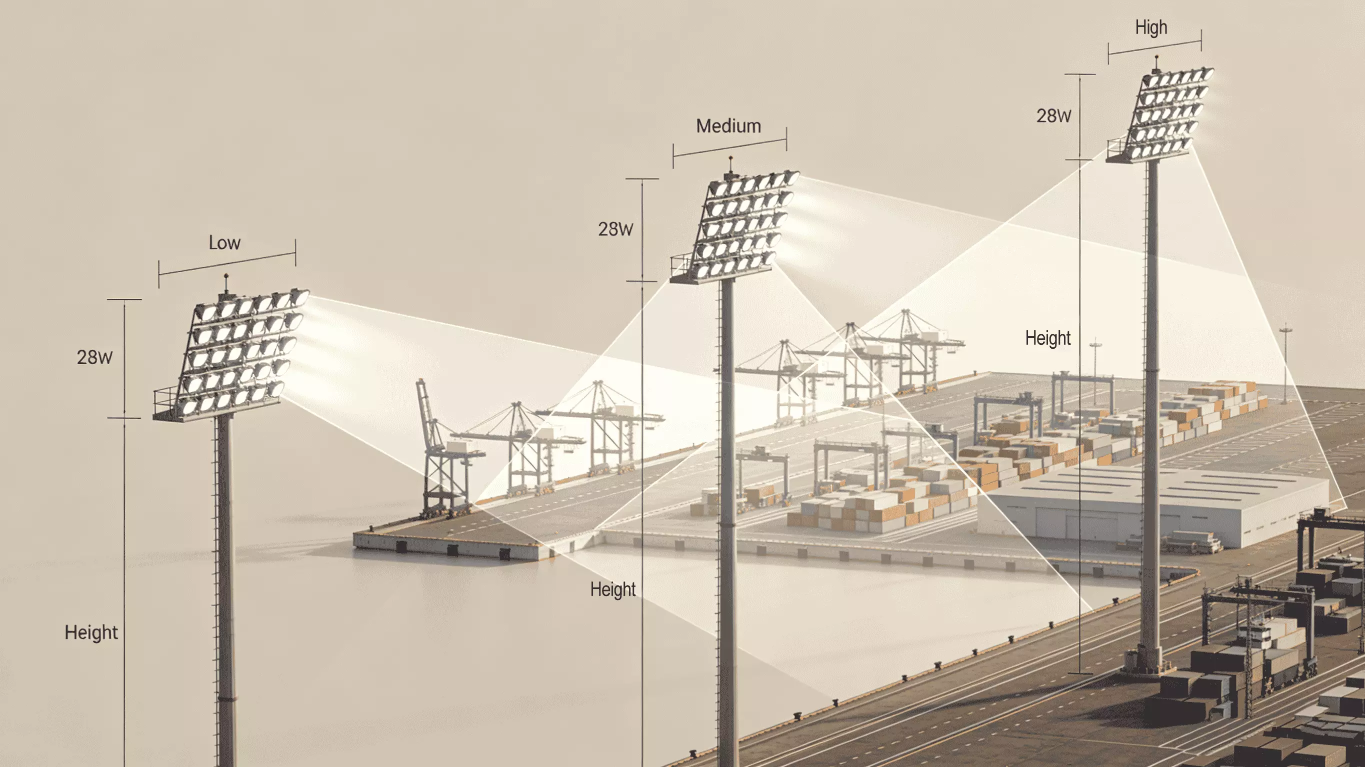 port led lighting design