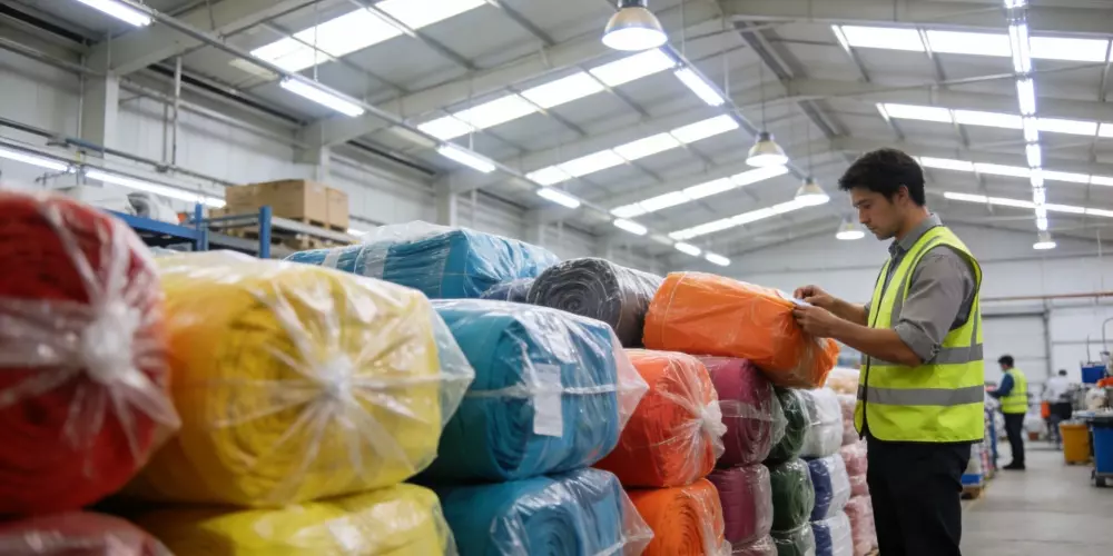 moderne-saubere-Textilfabrik