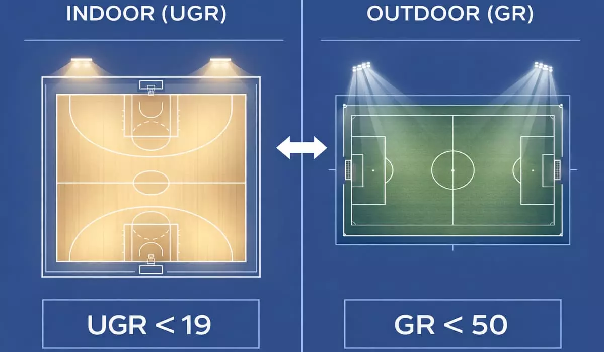 Estándares de deslumbramiento UGR vs. GR en tribunales