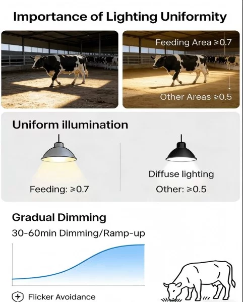 uniform barnyard lighting