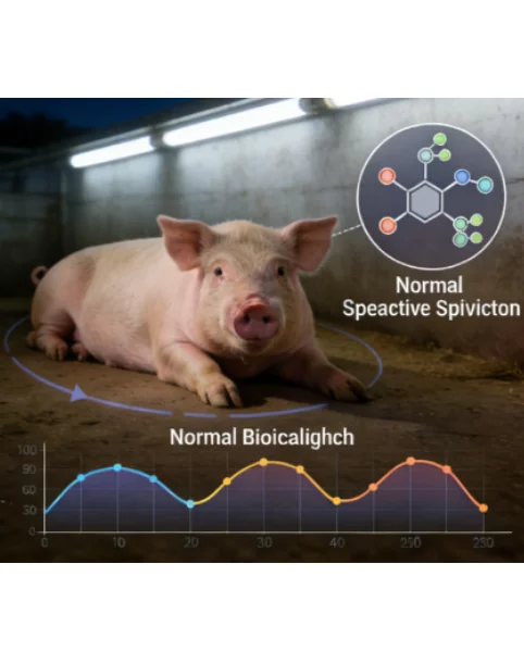 swine barn lighting intensity impact