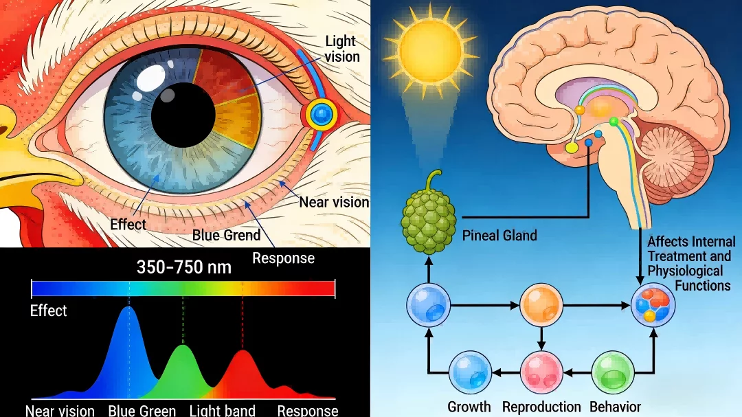 characteristics of poultry vision