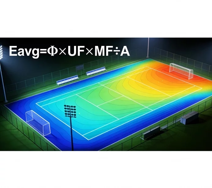 illuminance and uniformity calculation