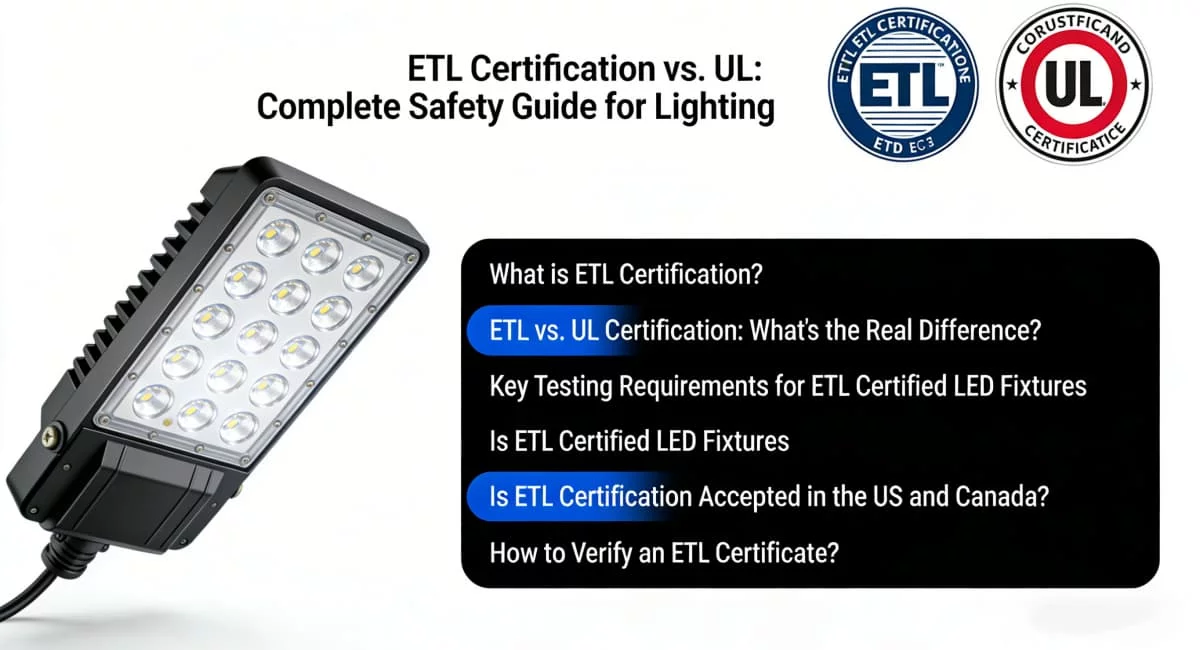 ETL Certification vs. UL: Complete Safety Guide for Lighting