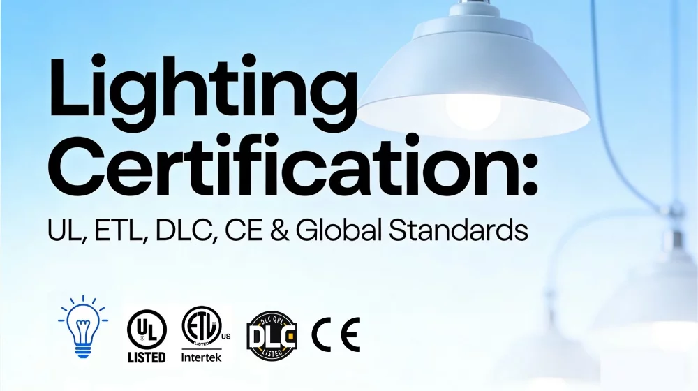 Beleuchtungszertifizierung: UL, ETL, DLC, CE & globale Standards