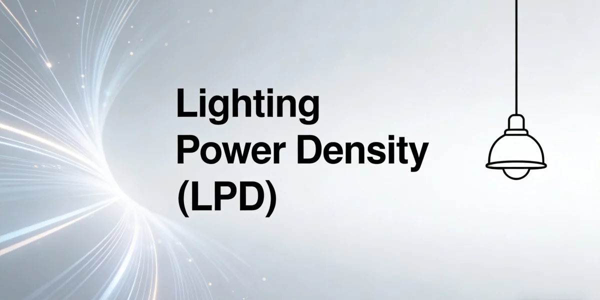 Beleuchtungsleistungsdichte (LPD): Was sie ist und wie man sie reduzieren kann