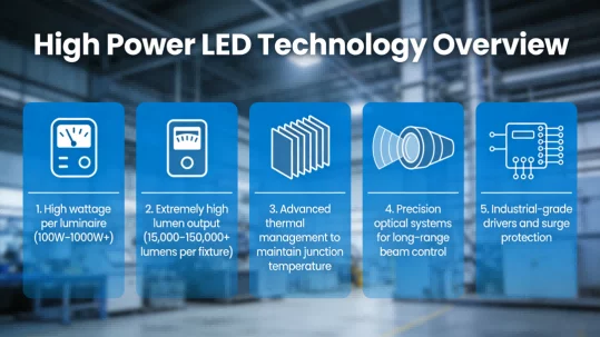 définitions LED haute puissance