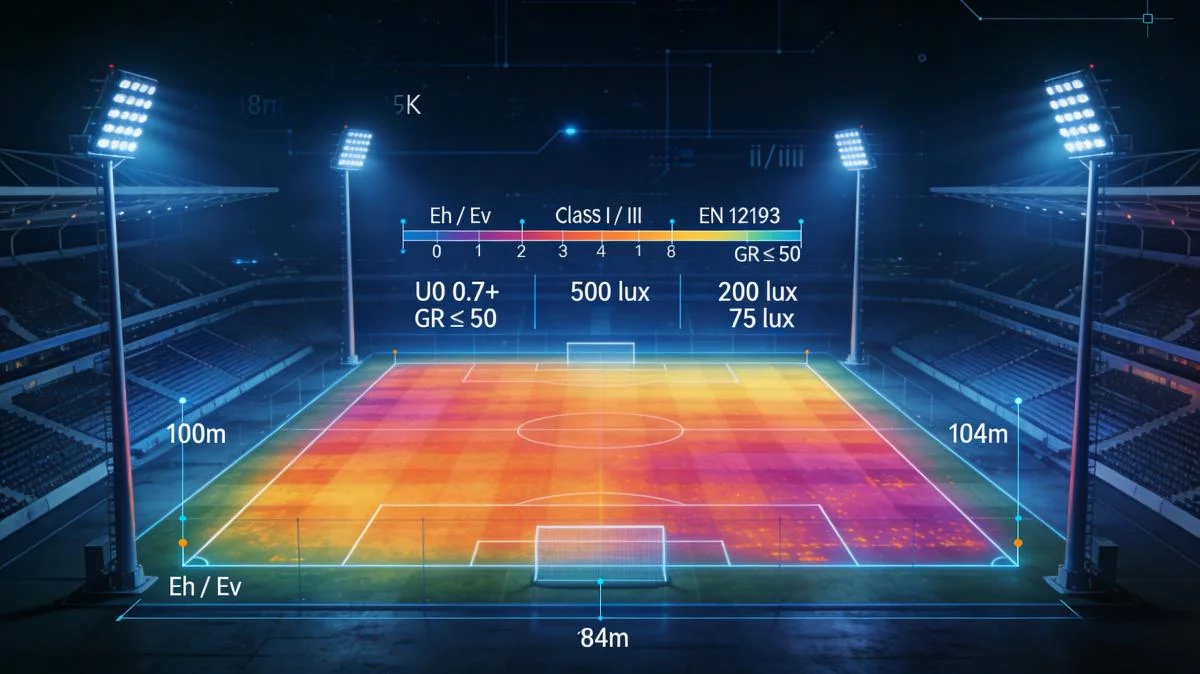 led lighting for sports facilities