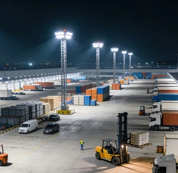 Industrial and Logistics Yard Lighting