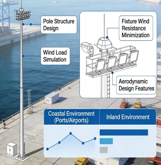 high mast lighting stability