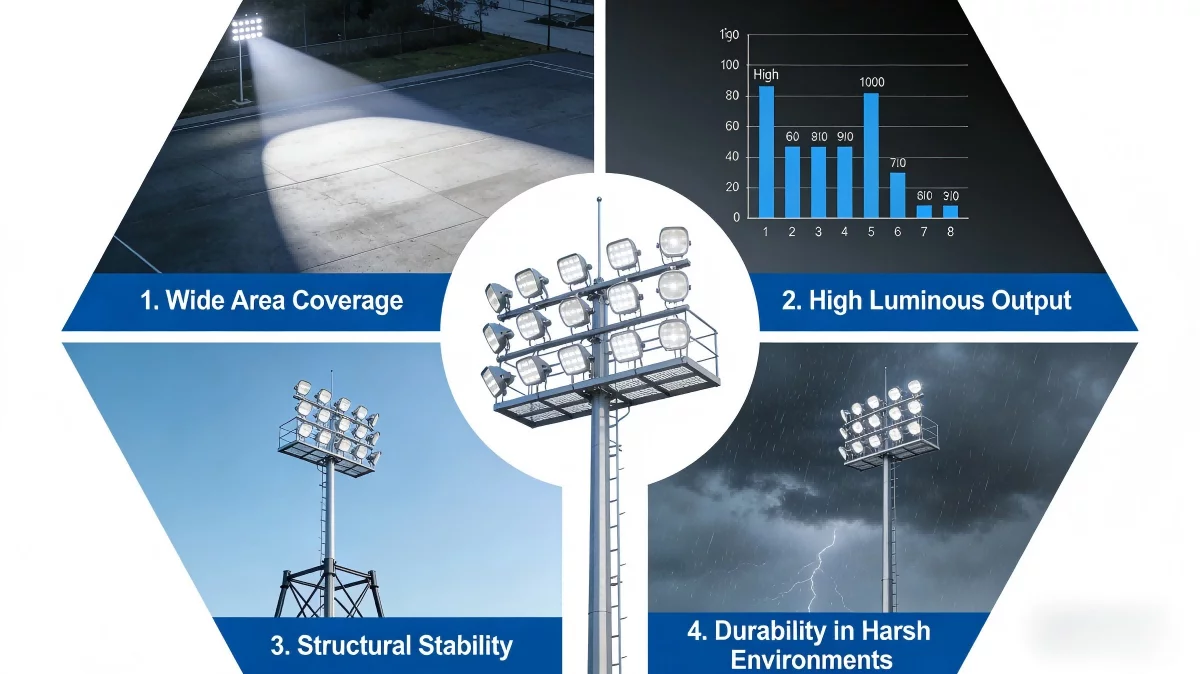 requirements of high mast lighting