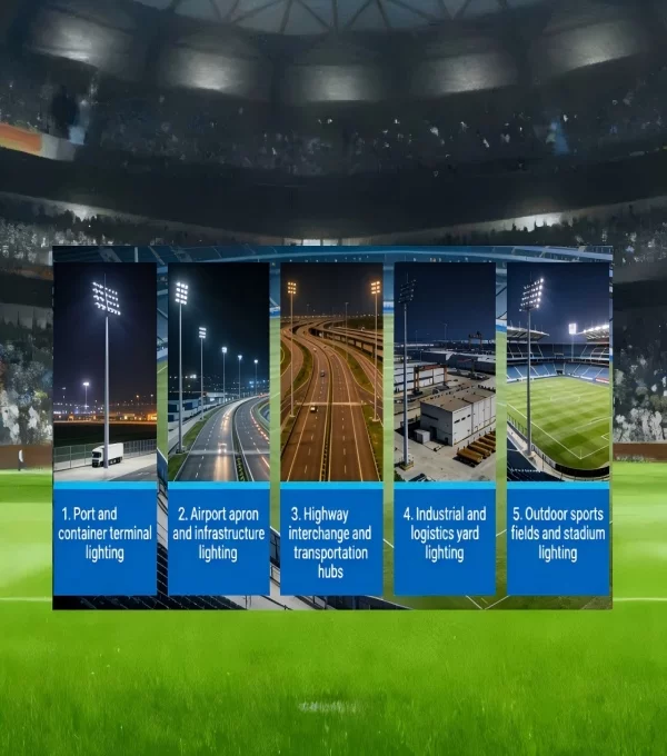 ceramiclite high mast lighting applications