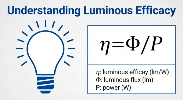 如何计算发光效率